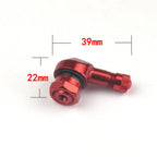 90 Degree Motorcycle Tire Valve Stems for Easy Pressure Checks