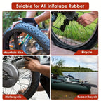 55-Piece Bicycle Tire Puncture Repair Kit