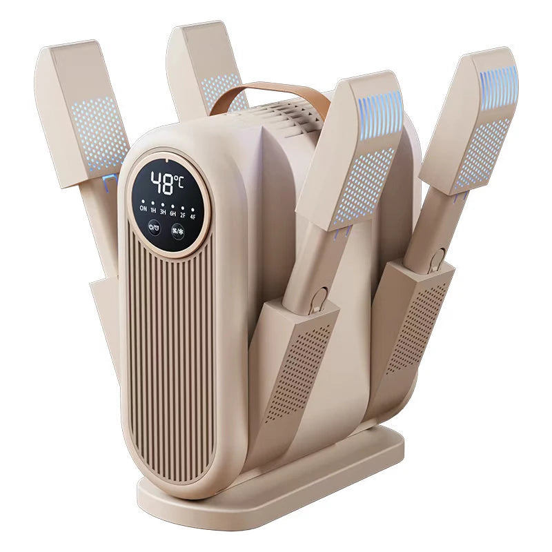 Foldable Electric Shoe Dryer and Deodorizer with Timer