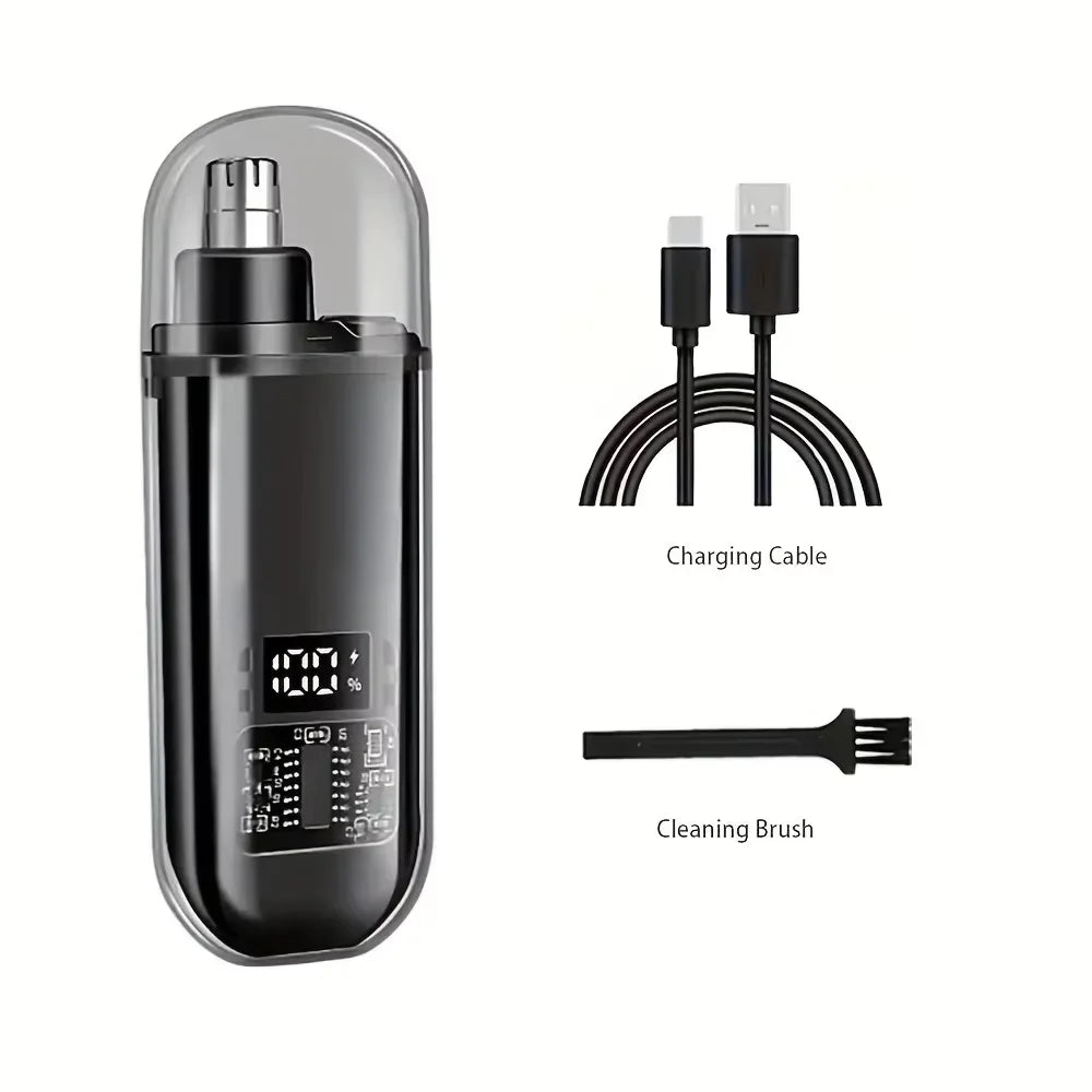 Rechargeable Portable Nose and Ear Hair Trimmer - 21