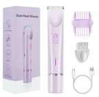 2-in-1 Waterproof Electric Shaver for Face and Body