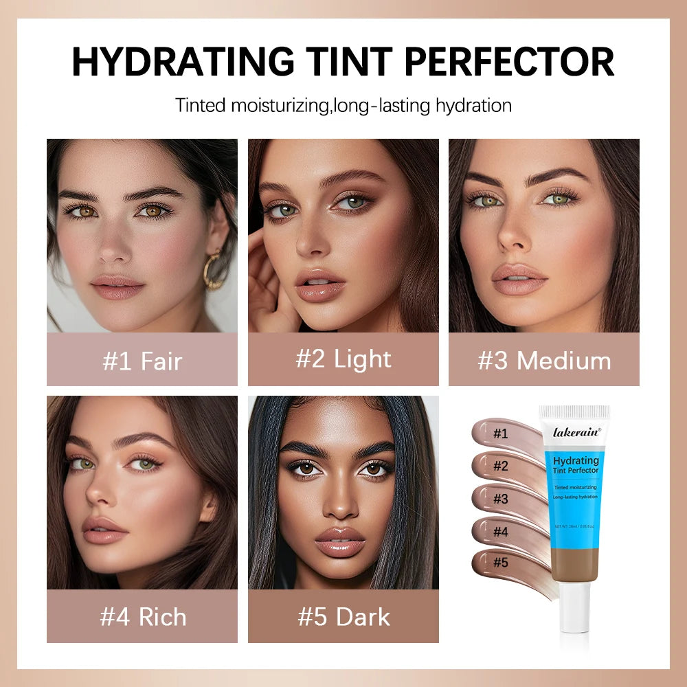 Hydrating Tinted Moisturizer and Face Foundation Cream