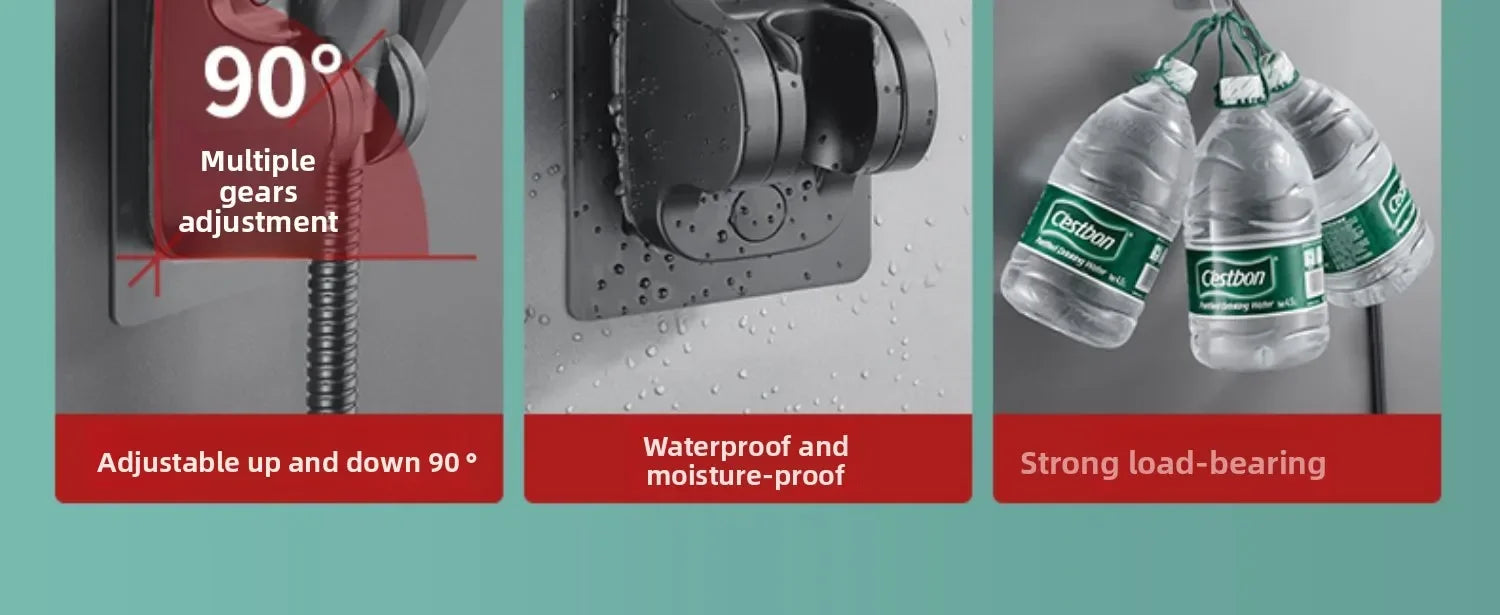 5-Mode Adjustable Handheld Water-Saving Shower Head - 17