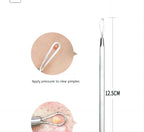Professional Stainless Steel Blackhead and Pimple Extractor Tool Kit