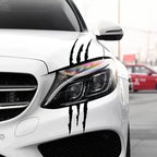 Ghost Claw Car Headlight Decal Sticker