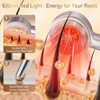 Electric Scalp Massager and Hair Serum Applicator Comb