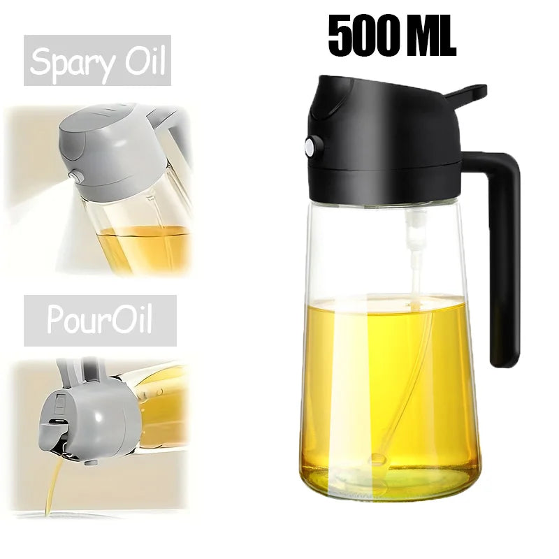 2-in-1 Kitchen Oil Spray and Pour Dispenser