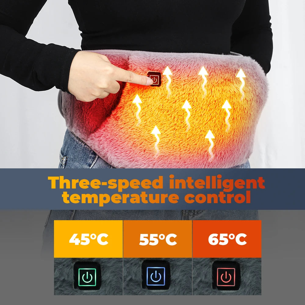 Electric Heating Pad Wrap for Back, Abdomen and Body Relief - 17