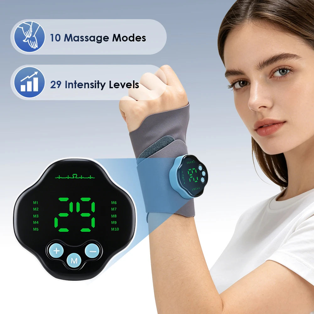 Electric Cordless Wrist Massager for Muscle Relief