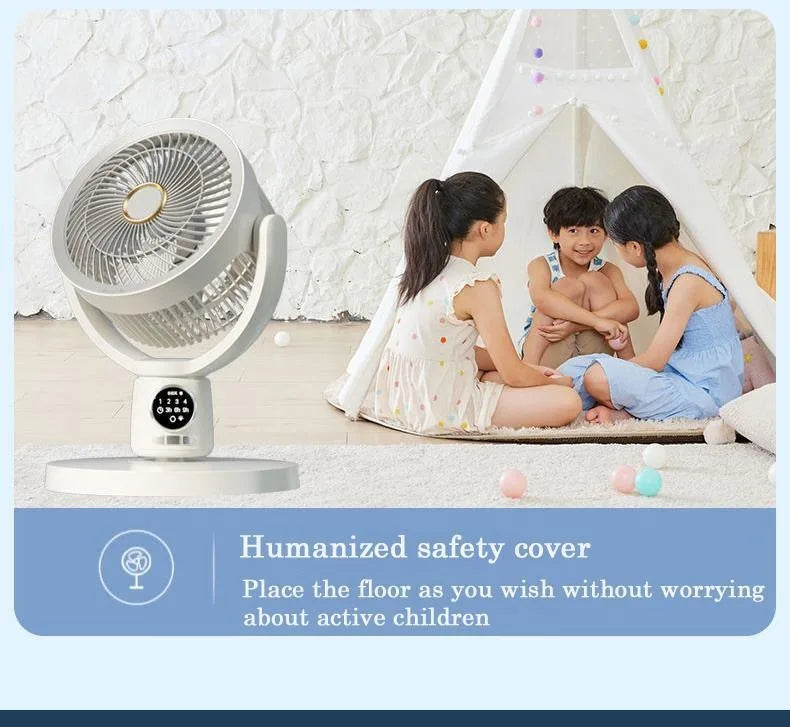 Rechargeable Portable Air Circulation Floor Fan