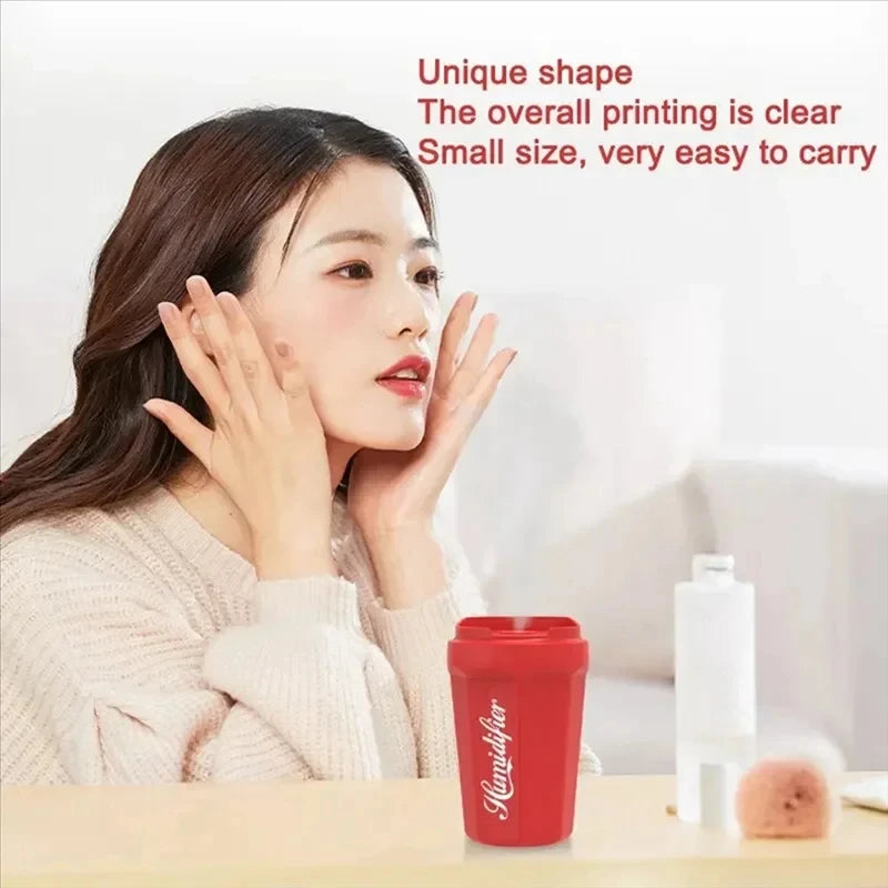 Portable Cup-Shaped USB Desktop Air Humidifier - 7