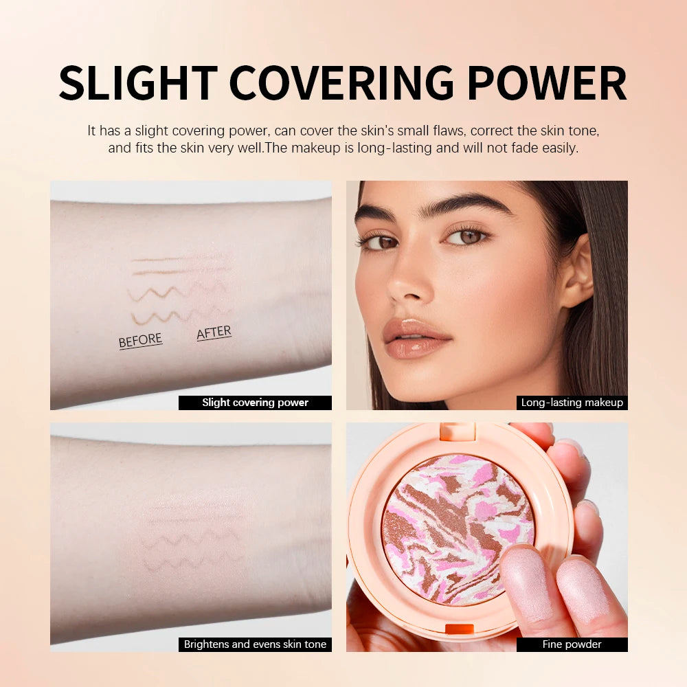 Baked Color Correcting Pressed Powder Foundation