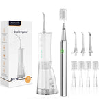 Electric Water Flosser and Sonic Toothbrush Oral Care Combo Kit