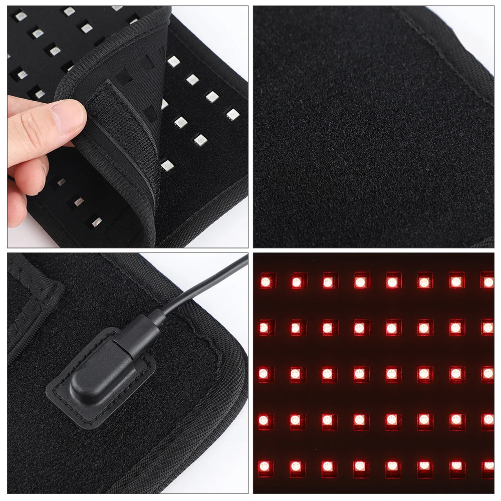 Red Light Therapy Belt for Body Pain Relief and Skin Rejuvenation