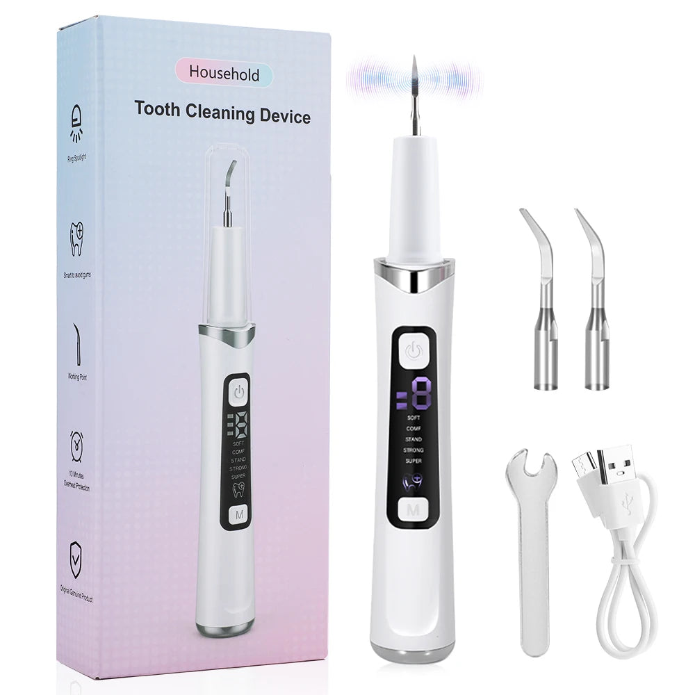 Ultrasonic Electric Teeth Tartar and Plaque Remover - 21