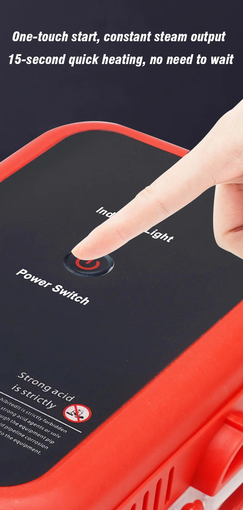 Handheld High Pressure Steam Cleaner for Home and Car