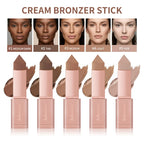 Cream Bronzer and Contouring Stick for Sculpted Face