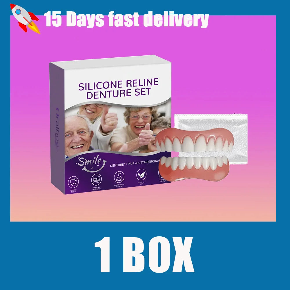 Comfort Fit Silicone Denture Reline Kit - 8