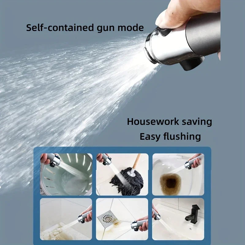 4-Mode High-Pressure Handheld Filtered Shower Head