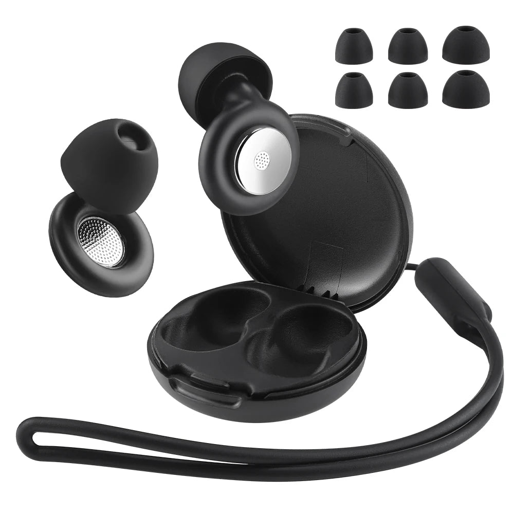 Reusable Noise-Canceling Sleep Earplugs with Case - 7