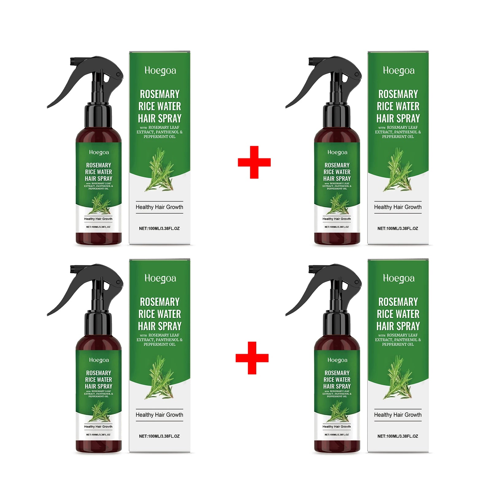 Rosemary Rice Water Hair Spray for Damaged Frizzy Hair - 19