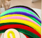 Flexible Chenille Stem Craft Pipe Cleaners for DIY Art Projects