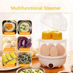 Double Layer Electric Egg Steamer and Food Cooker