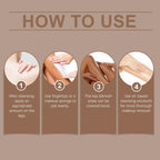 Waterproof Leg Makeup Concealer and Instant Bronzer Cream