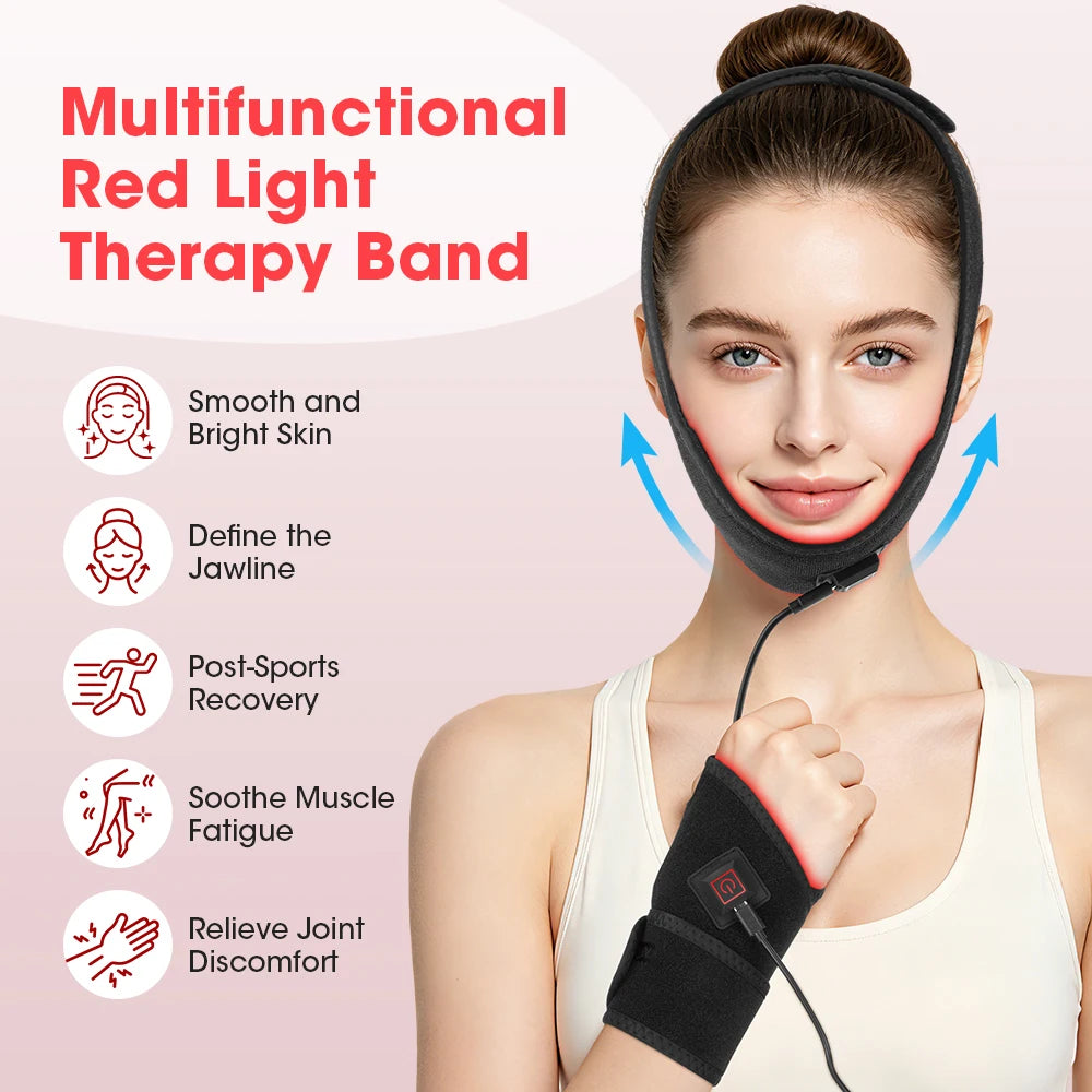Red and Infrared Light Therapy Wrap for Face Neck and Body - 5