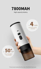 Portable Wireless Electric Coffee Maker for Camping and Travel