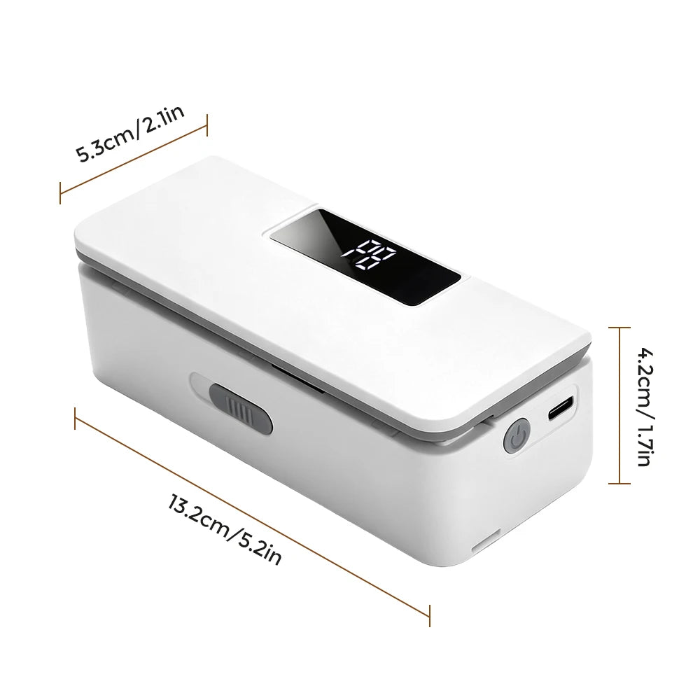 Rechargeable Handheld Mini Bag Sealer with Cutter
