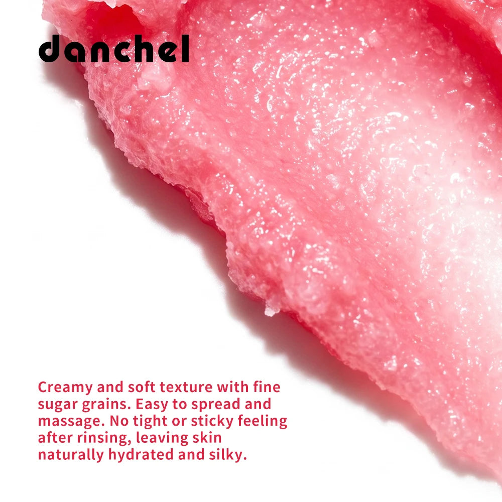 Raspberry & Vanilla Sugar Body Scrub for Smooth Exfoliated Skin