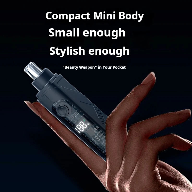 Electric Rechargeable Nose and Ear Hair Trimmer