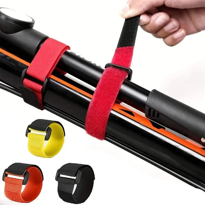 Reusable Fishing Rod Tie Straps for Organized Gear (10 Pack)