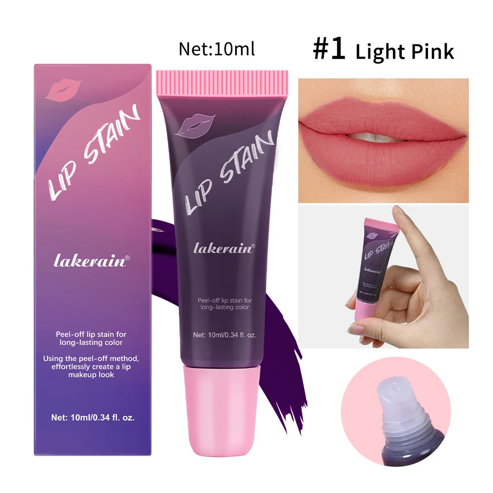 Waterproof Peel-Off Matte Lip Stain Tint - 21