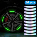 Luminous Reflective Car Wheel Rim Stickers