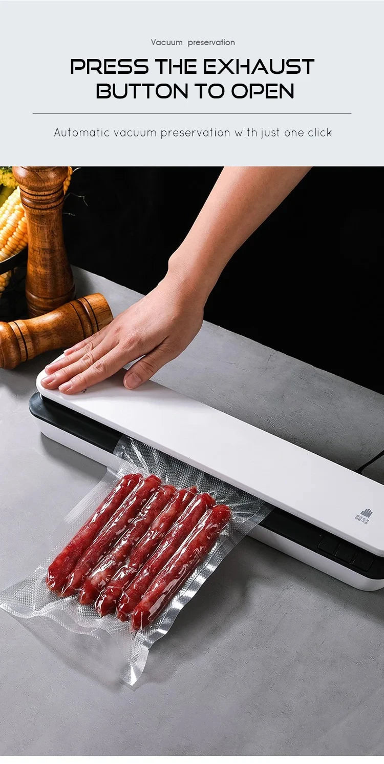 Compact Vacuum Food Sealer for Kitchen Freshness