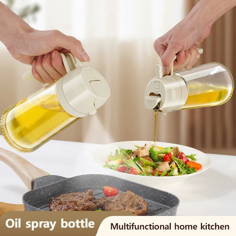 2-in-1 Kitchen Oil Spray and Pour Dispenser