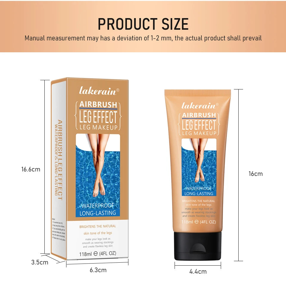 Waterproof Leg Foundation for Flawless Even Skin Tone - 16