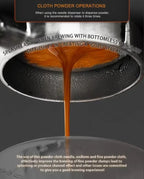 Adjustable Espresso Coffee Distribution and Stirring Tool