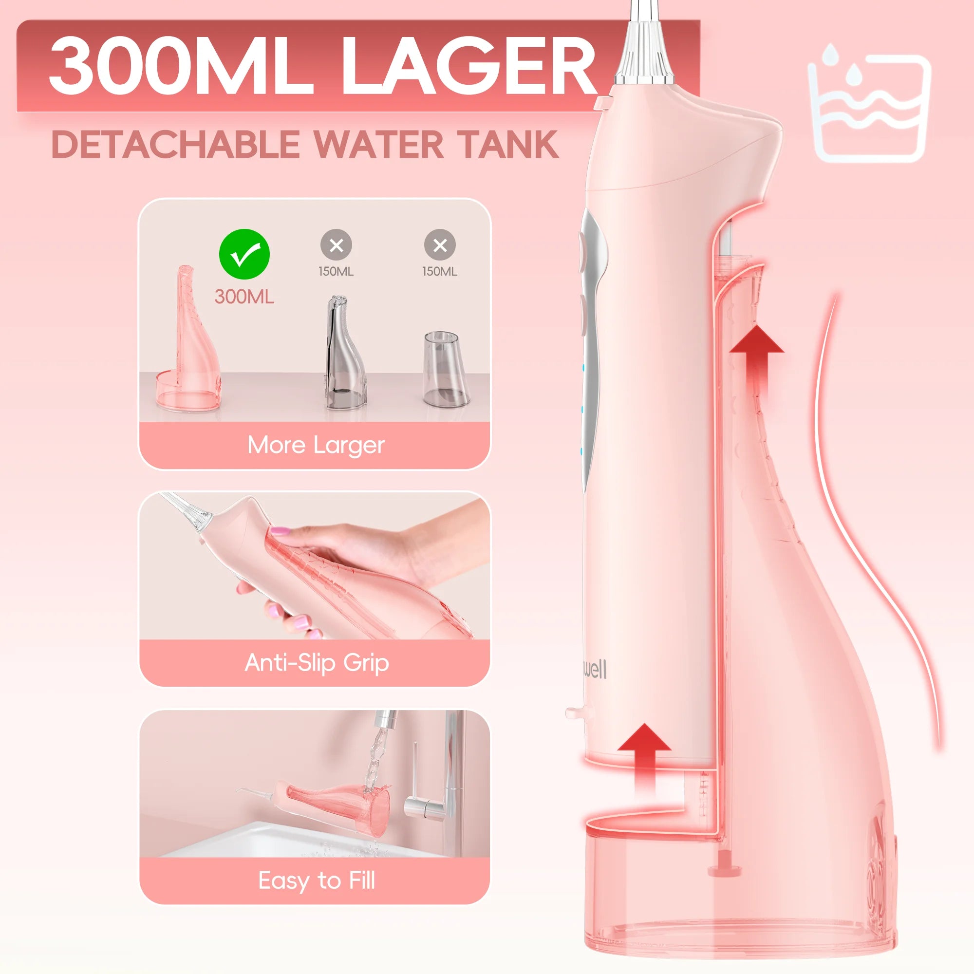 Portable Rechargeable Electric Water Flosser for Teeth - 3