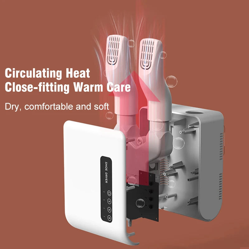 Electric Shoe Dryer and Deodorizer for Boots and Sneakers