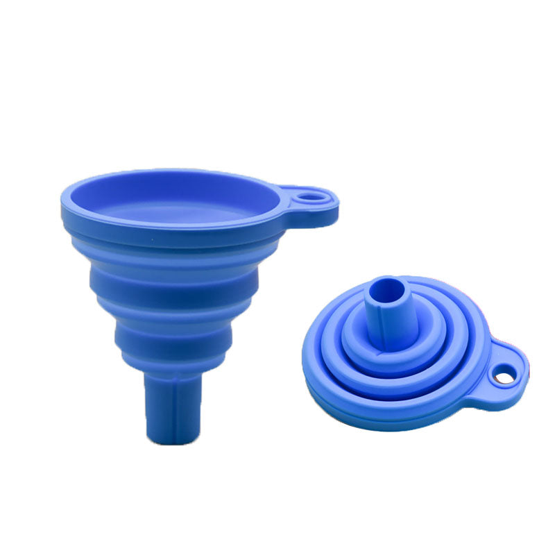 Collapsible Silicone Funnel for Car Oil and Fluid Changes - 14