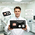 Comfort Fit Full Denture Set with Cleaning and Storage Kit