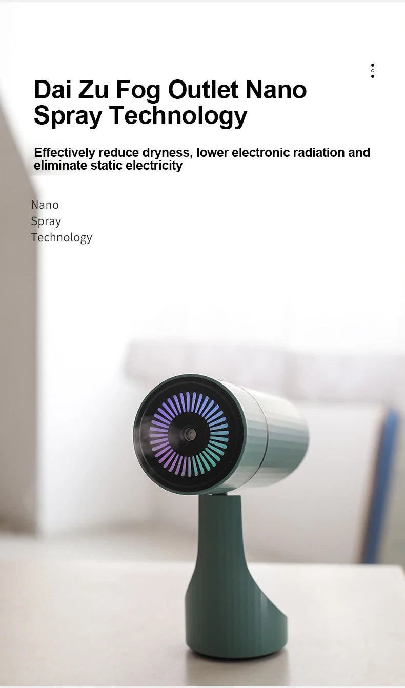 Portable Wireless Desktop Air Humidifier with Adjustable Mist - 10