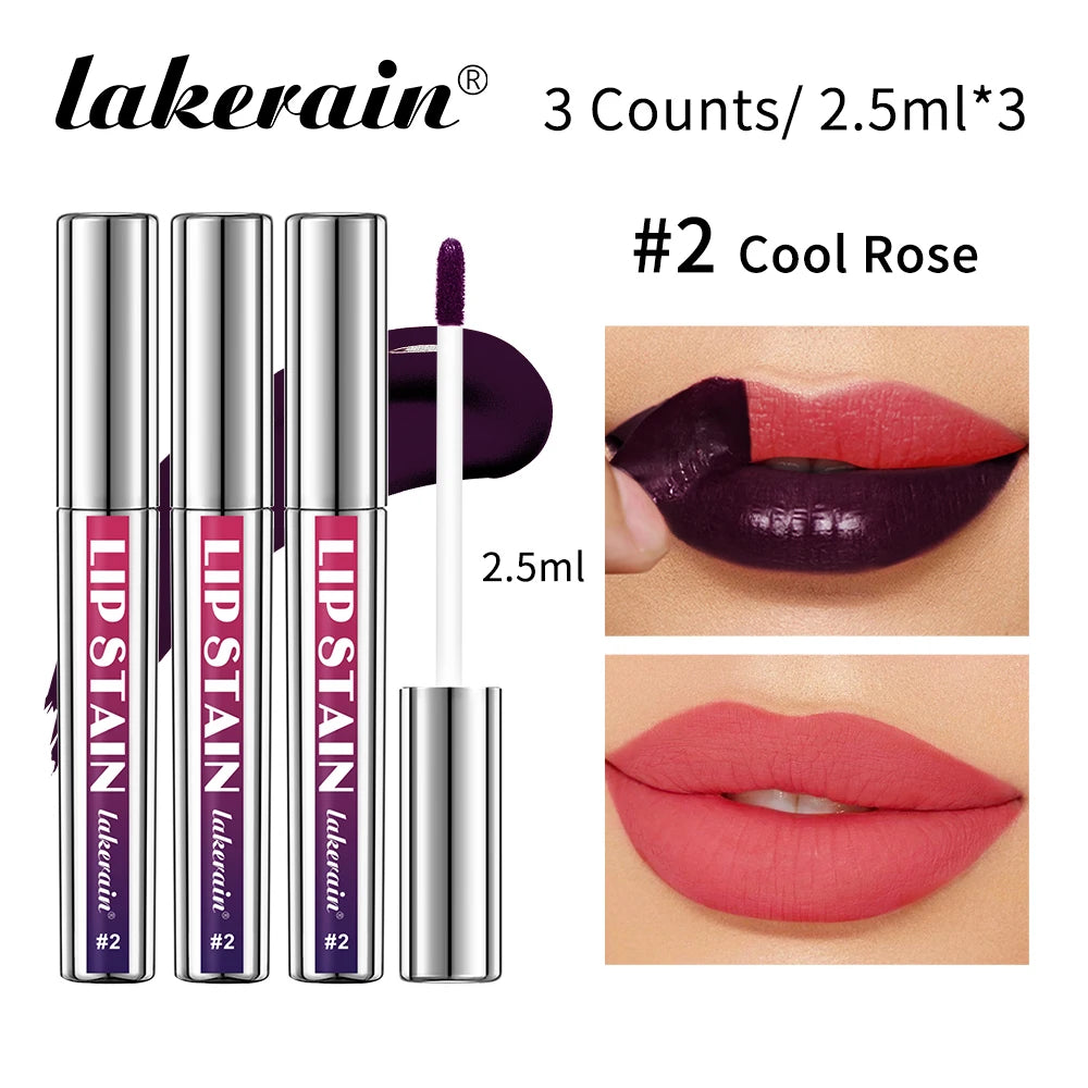 Waterproof Peel Off Lip Stain Set - 27