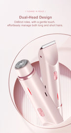 2-in-1 Waterproof Electric Shaver for Face and Body