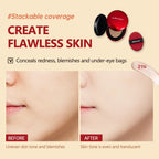 Waterproof Long-Lasting Cushion Foundation with Sun Protection
