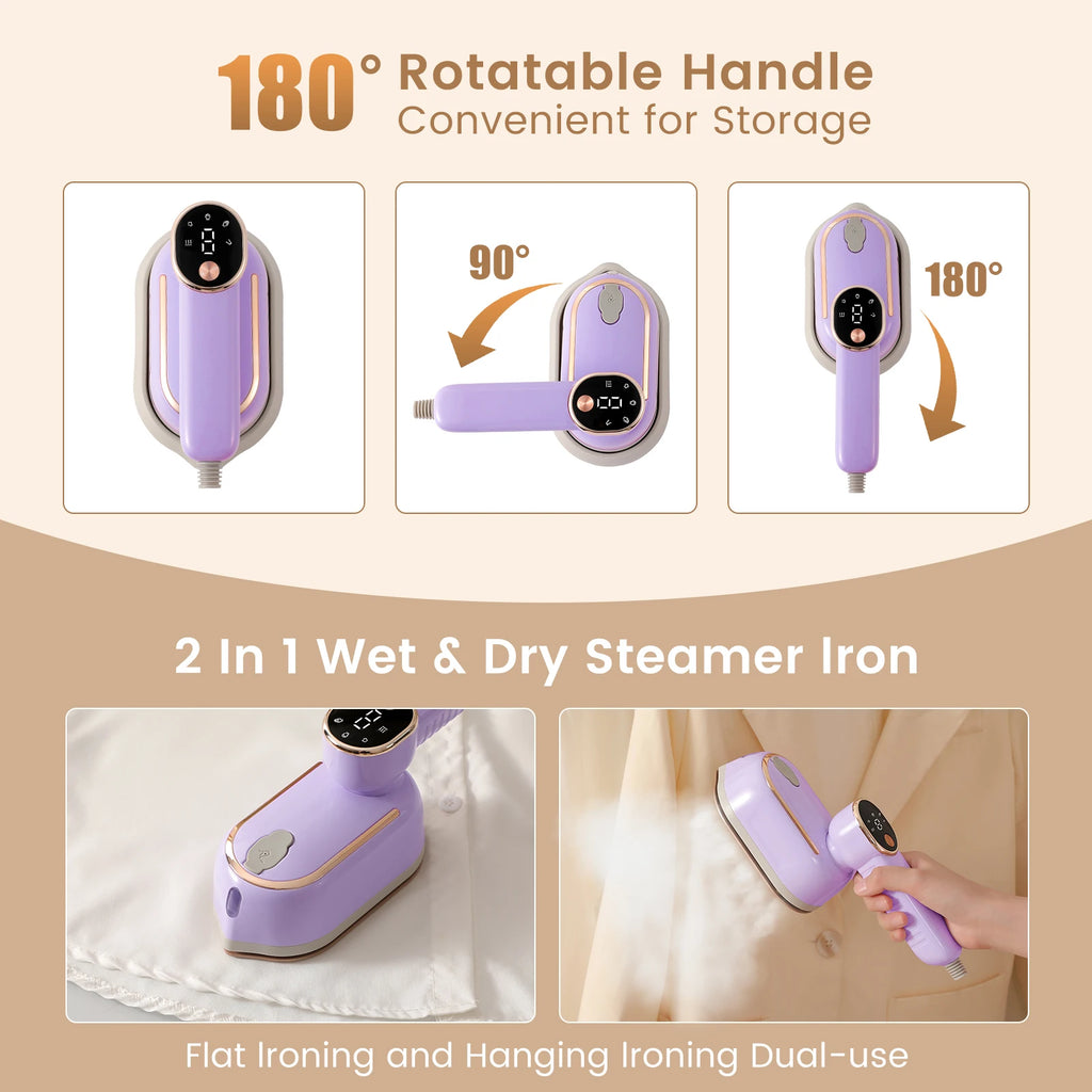 Portable Mini Handheld Steam Iron for Clothes