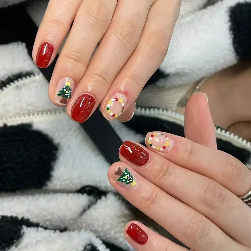 Christmas Snowflake Gel Nail Art Stickers